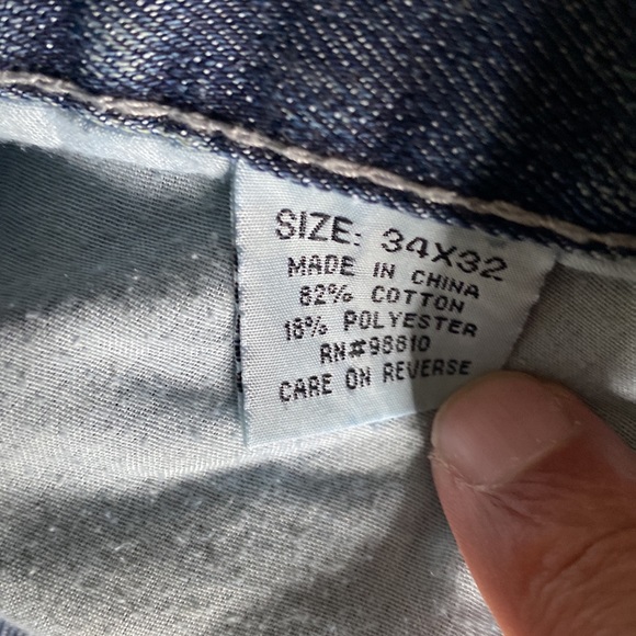 Seven Souls size 34x32 blue jeans - Picture 5 of 5